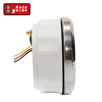 Autogauge GSP120-85-GPS 85mm GPS Elektrik 120 KMH Speedometer Jarum Digital Odometer Bezel Baja Tahan Karat SUS 304 12~24V