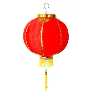 Size 60cm Vietnamese Silk <b>Lantern</b> Traditional Flocking Red <b>Lanterns</b> - Product Image 1