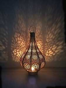 New Handmade Metal/Morocca <b>Brass</b> <b>Lantern</b> Hexangle & Modern Decor Light - Product Image 4