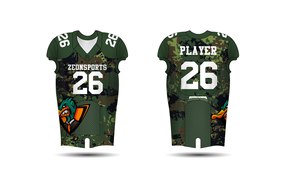 Al por mayor 100% poliéster uniforme de fútbol americano conjuntos personalizados con impresión por sublimación personalizada antibacteriana todas las estaciones - Product Image 5