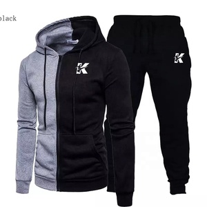 Chándal personalizado para hombre 100% poliéster tecnología polar dos piezas ropa deportiva chándal para hombre sudadera/sudadera deportiva - Product Image 3