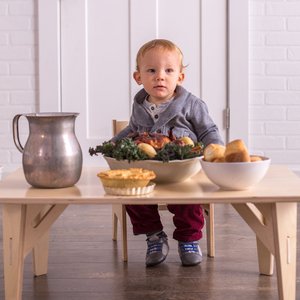 木製デスクアクティビティテーブルと椅子セットキッズテーブル子供用シートプレイホビーアクセサリー家具子供学習テーブル - Product Image 4