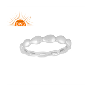 แหวนวงแหวนสำหรับผู้หญิงดีไซน์โดดเด่นทำด้วยมือผู้ผลิตเครื่องประดับแฟชั่น - Product Image 1