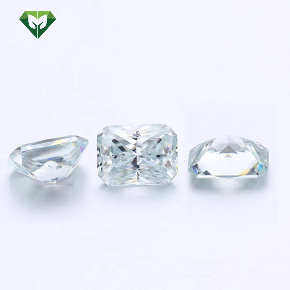 Verde diamante venda quente certificado vvs 1 carat folgado moissanite pedras preciosas soltas