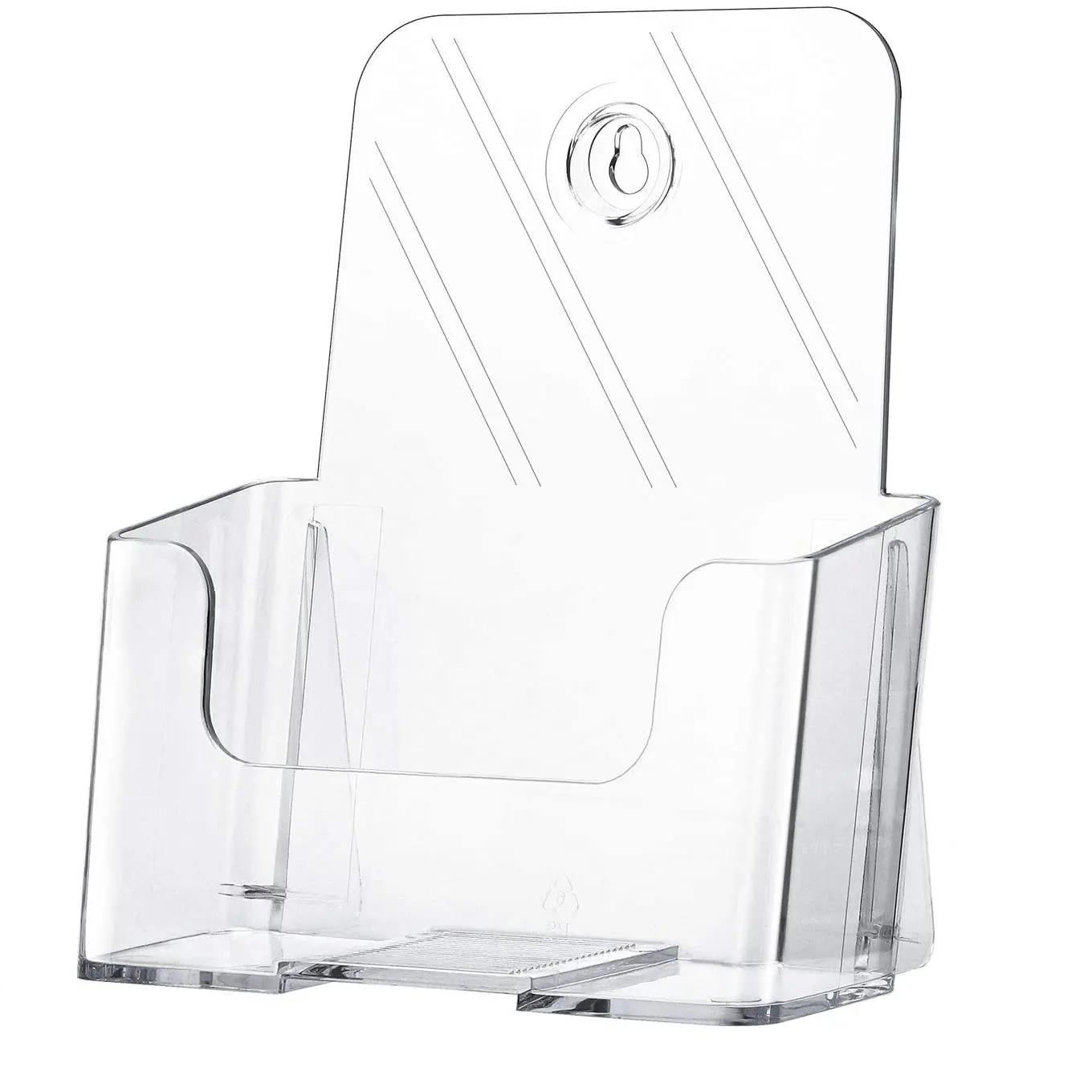 Wandmontage <span class=keywords><strong>A4</strong></span> Clear <span class=keywords><strong>Acryl</strong></span> Brochure Houder Clear Literatuur Holder Stand Weergave