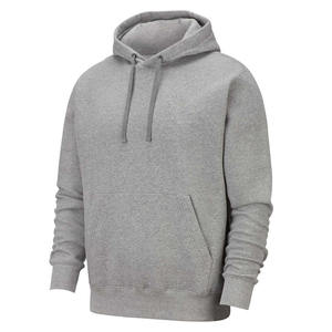 <b>Mens</b> Custom logo Embroidered 100% Cotton Black <b>Grey</b> Fleece Hoodies 2020 Pullover Hoody <b>Sweatshirt</b> - Product Image 6