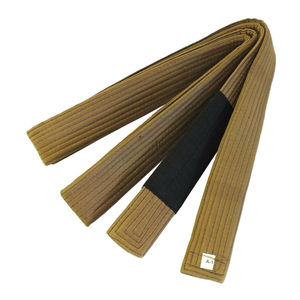 Ceinture Jiu jitsu en sergé, fait sur mesure, 100% coton doux de haute qualité, avec logo personnalisé, vente en gros - Product Image 3