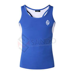 OEM Hombres Casual Fitness Tank Top O-cuello Slim Fit Diseño Ropa de gimnasio a la venta - Product Image 5