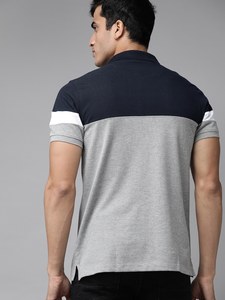 T-shirts polo de dernière couleur pour hommes Polo brodé personnalisé T-shirt polo 100% coton avec col et manchette motif imprimé décontracté - Product Image 6
