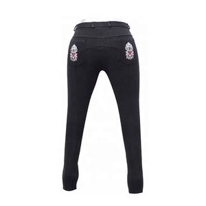 Pantalon d'équitation durable avec les produits de détail brodés de cheval - Product Image 2