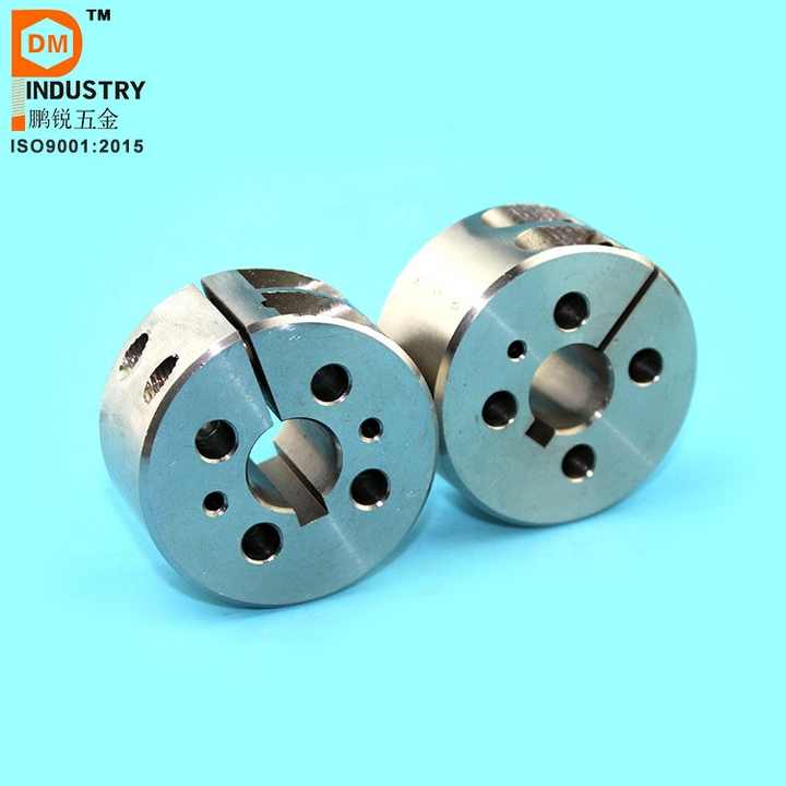 2 Collari Doppio Albero In Alluminio Per Alberi 16mm - Fermi Meccanici Per Pulegge, Macchinari E Trasmissioni - Foto 8