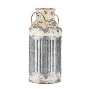 Chất Lượng Cao Mạ Kẽm Kim Loại Trồng Sang Trọng Truyền Thống Thiết Kế Handmade Sữa Có Thể Mới Nhất Đến Cao End Hoa Nồi Vườn - Product Image 6