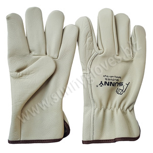 Best Price Customize Logo Goat Skin Leather Working <b>Driver</b> <b>Gloves</b> - Product Image 6