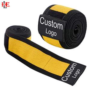 Enveloppe de genou avec support élastique-Mélange de coton pour les entraînements d'haltérophilie, de dynamophilie et de gymnastique | Élevez votre style de forme physique - Product Image 4