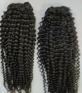 Pelucas de cabello humano rizado 100% para mujeres negras, pelo ondulado libre, doble estiramiento, sin caída, sin enredos - Product Image 2