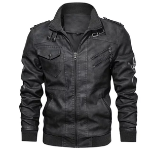 Chaqueta de motocicleta profesional para hombre, de cuero, 2021 - Product Image 5
