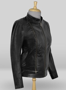 Veste en cuir 2021 cuir de vache pour hommes, tous les couleurs, fermeture éclair, collection d'hiver, nouvel arrivage - Product Image 2