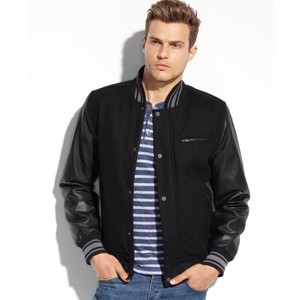 2023 nueva llegada chaqueta universitaria de lana Letterman personalizada para hombres tela de alta calidad precio competitivo - Product Image 4