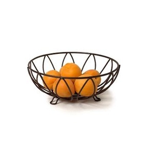 Home Creative Iron Fruit <b>Basket</b> for Vegetables and Fruits Black Countertop <b>Table</b> for Food Use - Product Image 1