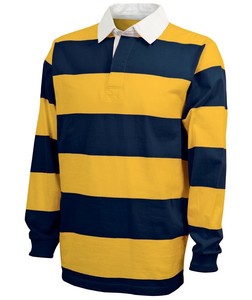Camiseta de Rugby Tradicional Barbarian de Manga Larga de 4 Pulgadas para Hombre y Mujer, Estilo Deportivo, Transpirable, 100% Algodón - Product Image 4