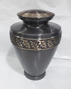 Urnas funerarias de cremación de latón Milano para adultos, urna para cenizas humanos, orejeras conmemorativas - Product Image 6