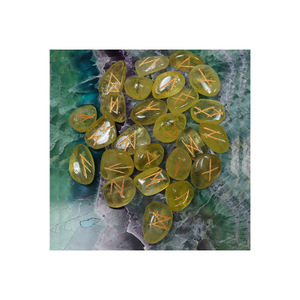 Piedras curativas para runas, limón, citrino, precio al por mayor - Product Image 1