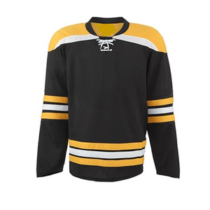 Personalizado elegante moda sublimación manga larga hombres adultos cuello en V 100% poliéster Hockey sobre hielo Jersey transpirable secado rápido desgaste - Product Image 5