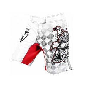 การฝึกอบรมกางเกงขาสั้น MMA ที่กำหนดเองการต่อสู้กางเกงขาสั้นยืด4ทาง - Product Image 1