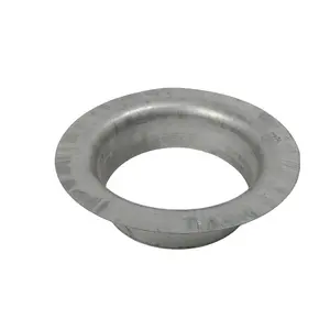 HVAC-collar de conducto de acero galvanizado, salida prensada hermética para tubo de conexión flexible
