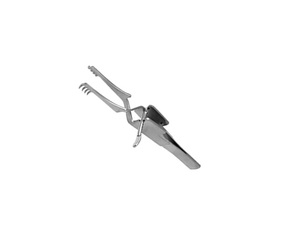 Rétracteur cutané manuel Heiss en acier inoxydable à action croisée avec cliquet, certifié CE, instrument chirurgical de classe I, norme allemande MFDS - Product Image 2