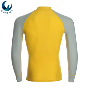 Vêtements de Sublimation de haute qualité, coupe croisée, manches longues, Yoga, Gym, cyclisme, sport, Rashguard, maillots de bain pour hommes - Product Image 2