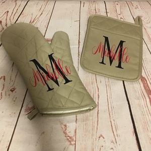 Vente en gros Gant de cuisine Mitaine de cuisine Gant micro-ondes résistant à la chaleur Mitaine de four en coton - Product Image 3