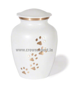 Bone Black & White Print <b>Dog</b> Bone Pet Cremation <b>Urns</b> Classic Style Top Grade Wholesale Supply of Mystic Metal Pet <b>Urn</b> <b>for</b> <b>Ashes</b> - Product Image 3