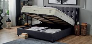 Lit Confartable à Texture Douce Extraordinaire de Luxe avec Topper Mobilier de Chambre à Coucher pour la Maison à Usage Général - Product Image 3