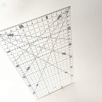 Règle en vinyle de coupe pour T-Shirt, tissu en plexiglas transparent, imprimé travail du tissu, nouveau modèle