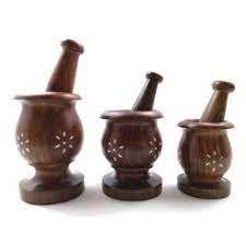 Mini mortero de porcelana Natural de alta calidad, juego de mortero y MAJA para tamaño personalizado y producto de venta al por mayor - Product Image 6