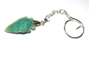 Ónix verde puntas de flecha llavero a bajo precio | Verde de puntas de flecha llavero - Product Image 2