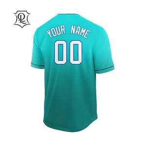 Custom team logo design two buttons pullover baseball jersey <b>shirt</b> - Product Image 6