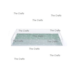 Acrylic Dessert Serving Tray Superior Quality Rectangular Shape <b>Chocolates</b> Serving Tray For Hotel Tableware Use - Product Image 5