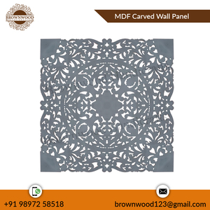 Design unique MDF sculpté grand panneau mural Fabricant et exportateur à prix compétitif pour les commandes en gros - Product Image 4