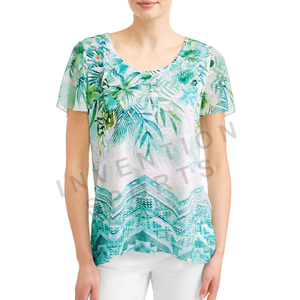 2021อินเทรนด์แฟชั่นผู้หญิงเสื้อยืดที่ขายดีที่สุดผู้หญิงระเหิดเสื้อยืดสำหรับขาย - Product Image 4