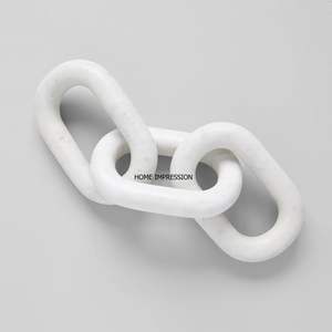 Chaîne moderne neuve de luxe en or antique Base en marbre Sculpture de fantaisie Utilisation de bureau Décoration intérieure pour les fournisseurs en gros - Product Image 5