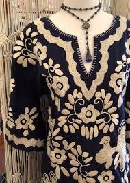 Tuniques en coton pour femmes, style bohème paon, robe courte, broderie mexicaine florale, écoresponsable, plage – Meilleur prix de gros - Product Image 2