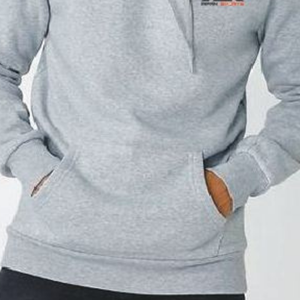 Pull-over à capuche basique 100% coton brodé pour homme Sweat-shirt d'hiver à motif solide avec col à capuche - Product Image 4