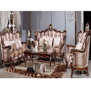 Juego de Sofá y Mesa de Salón de Estilo Vintage Moderno en Madera de Teca con Tamaño Personalizado y Diseño Duradero - Product Image 1