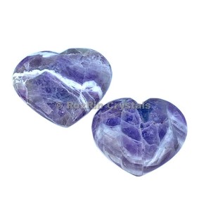 Coeur gonflé d'améthyste naturelle de meilleure qualité - Product Image 1