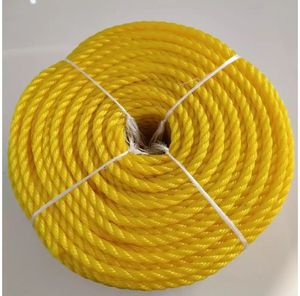 100% nouvelle corde de sauvetage en eau fibrillée en fibre PP 8mm 14mm 18mm haute norme marine 3 brins torsadé haute résistance Anti-UV - Product Image 6