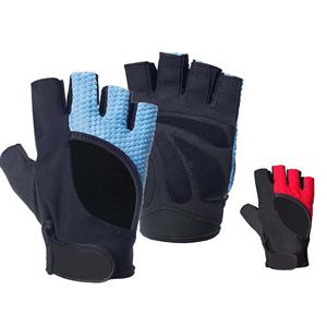 Guantes de medio dedo para deportes de mujer ciclismo Fitness GYM entrenamiento ejercicio - Product Image 1
