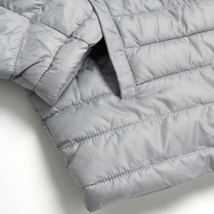 Manteau d'hiver promotionnel brillant de la meilleure qualité, veste en coton bouffant pour hommes, logo personnalisé à l'avant avec col montant - Product Image 4