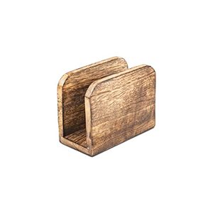 Wood Tissue Holder Acacia Wooden Handicraft Top Designer and Restaurant <b>Table</b> Decor Wooden Tissue Holder - Product Image 2